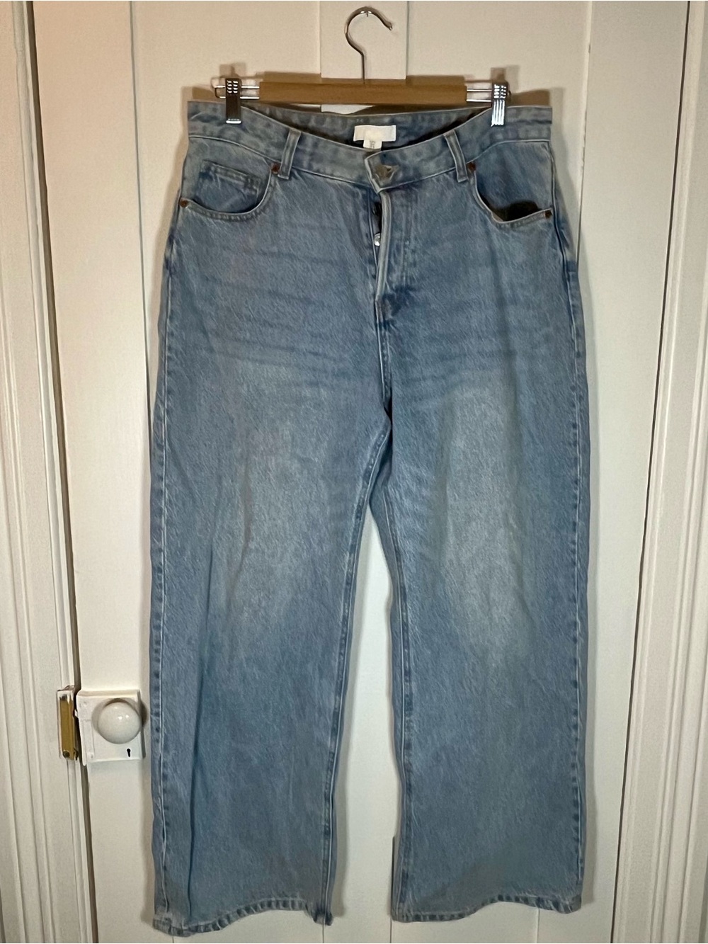 H&M Light Blue Wide Leg Jeans